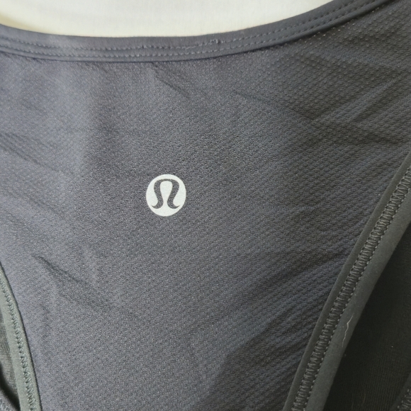 Lululemon Run: For Your Money Tank Seaside Dot White / Black Size 4 - Picture 5 of 11